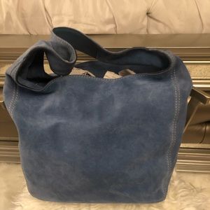 New Baby Blue Suede Michael Kors handbag